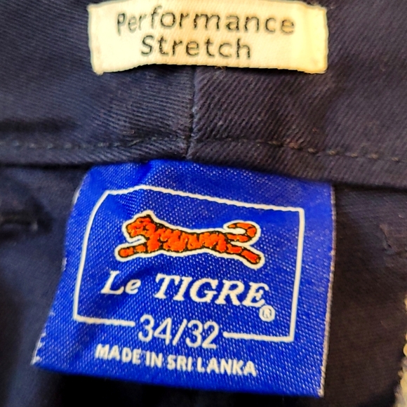 Men's Levi's Tigre Blue Performance Stretch Pants - Picture 3 of 3
